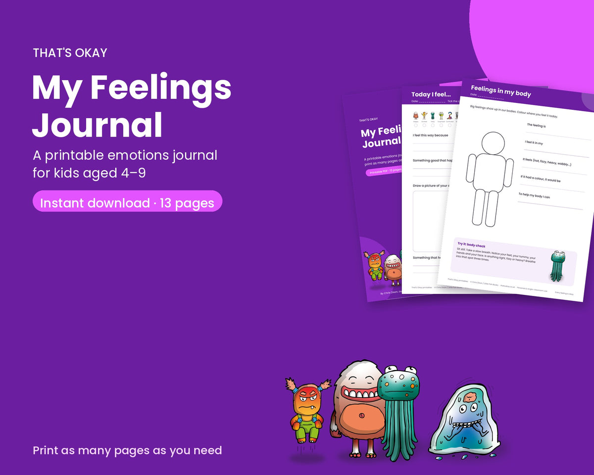 Feelings Journal (Printable PDF Download)