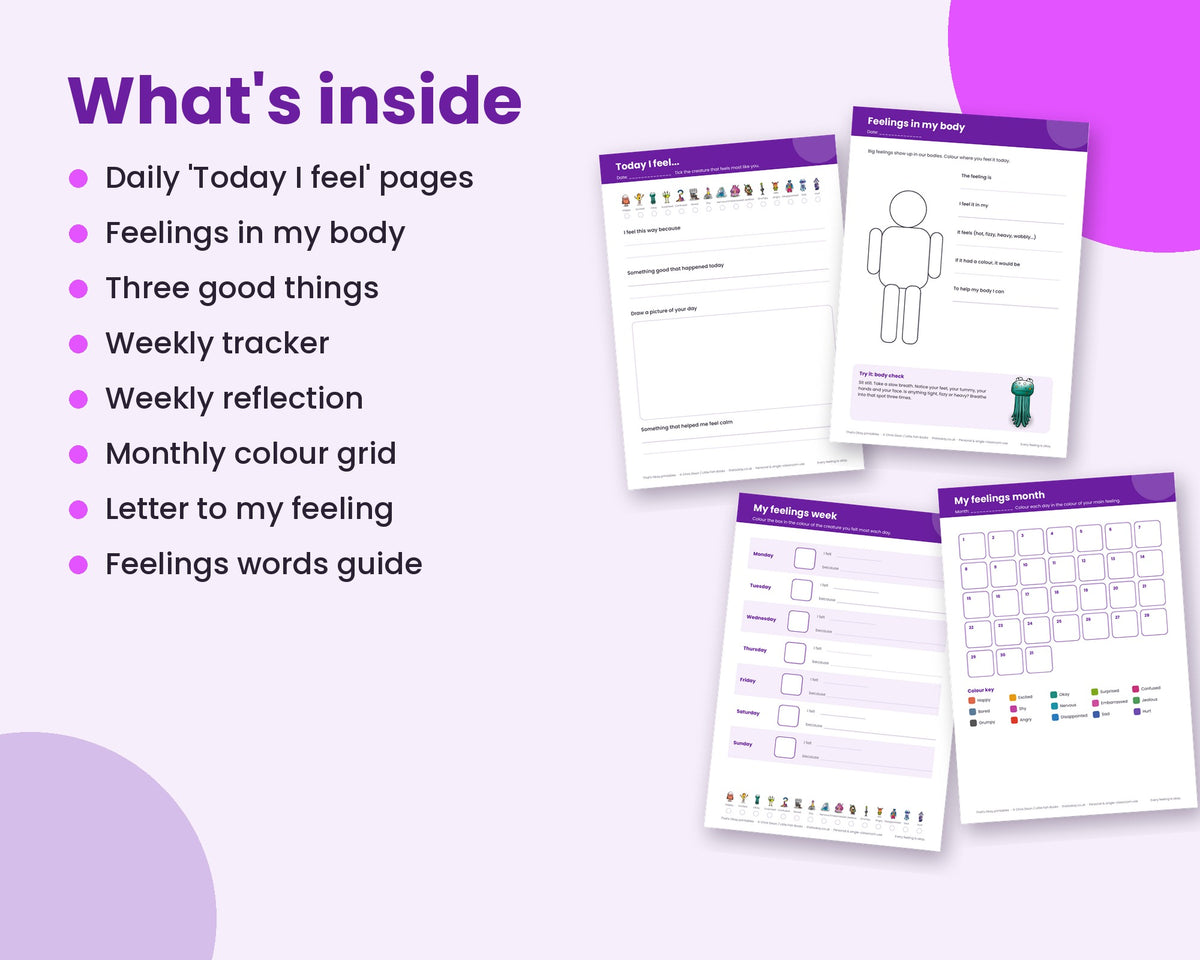 Feelings Journal (Printable PDF Download)