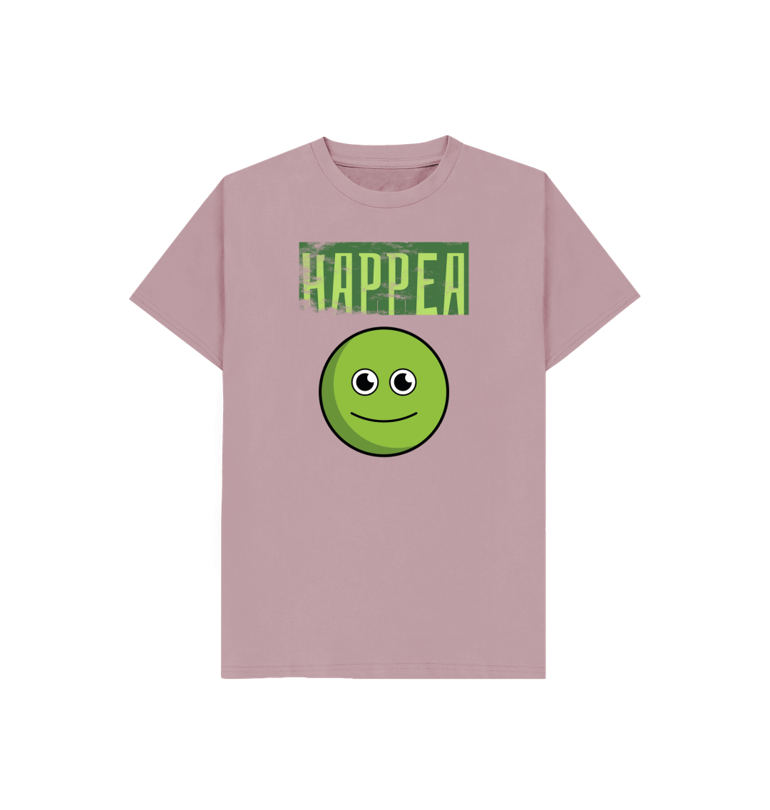 Mauve Organic Cotton Happea Mental Health Clothing Children's T-Shirt