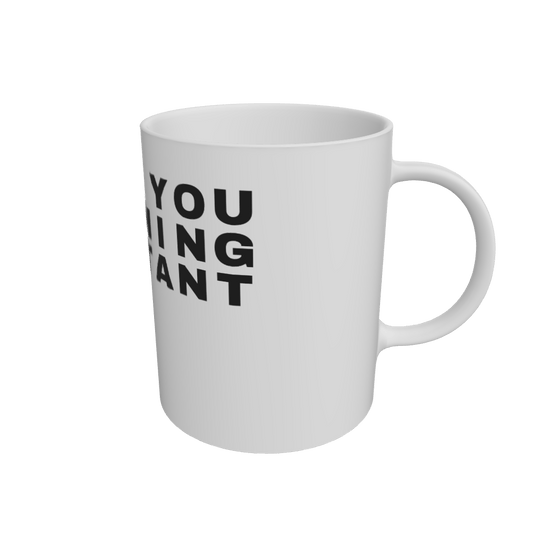White Mug Front