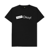 Black Organic Cotton That's Okay White Logo Mental Health Clothing Men's T-Shirt
