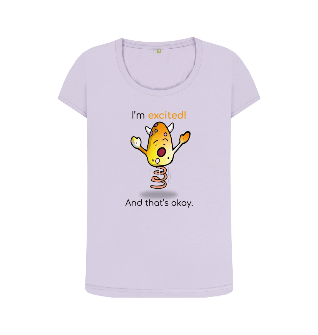 Violet Printed T-shirt Front