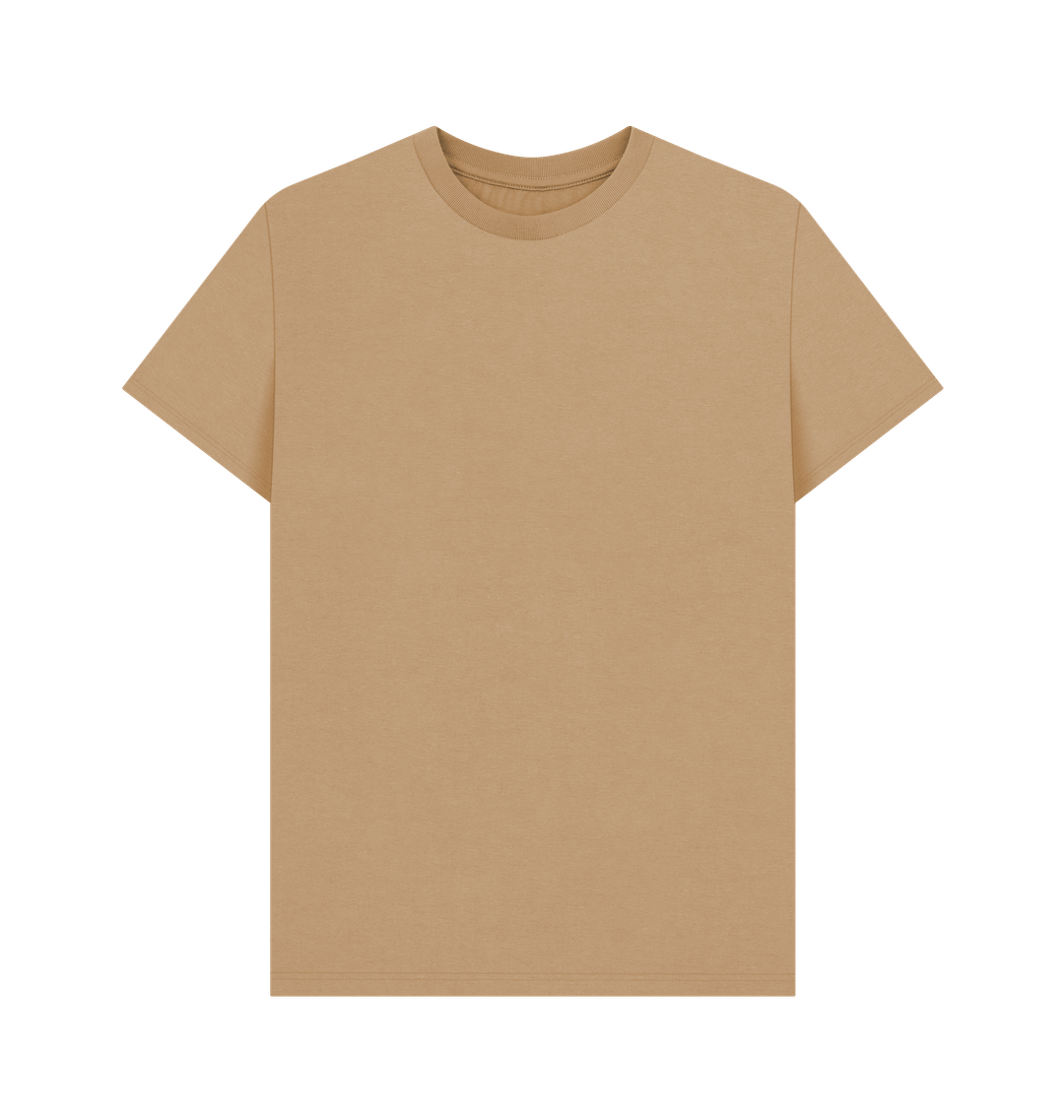 Sand Plain Organic Cotton Men's T-Shirt