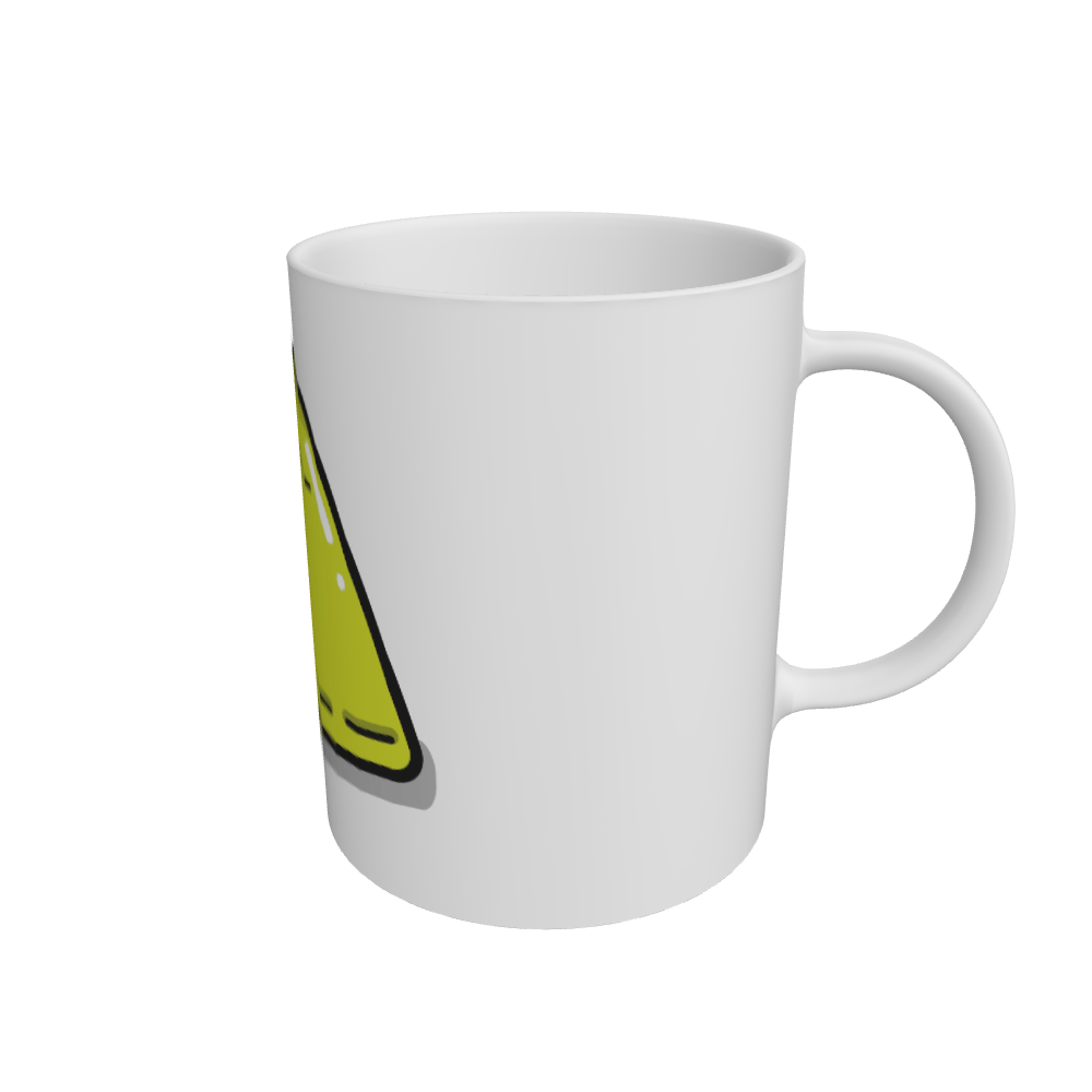White Mug Front