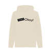 Oat Organic Cotton That's Okay Black Logo Mental Health Clothing Men's Hoodie