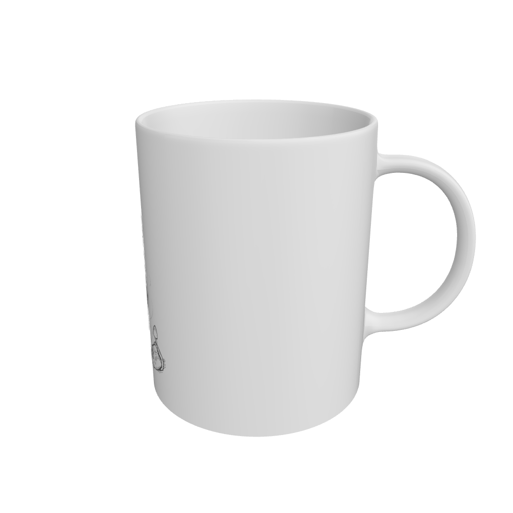 White Robot Mug