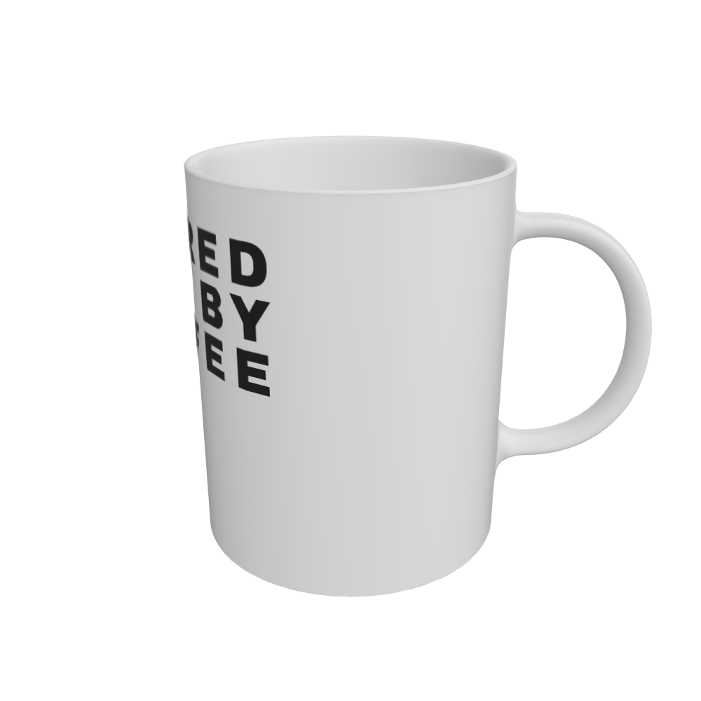 White Mug Front