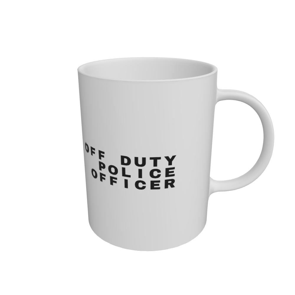 White Mug Front