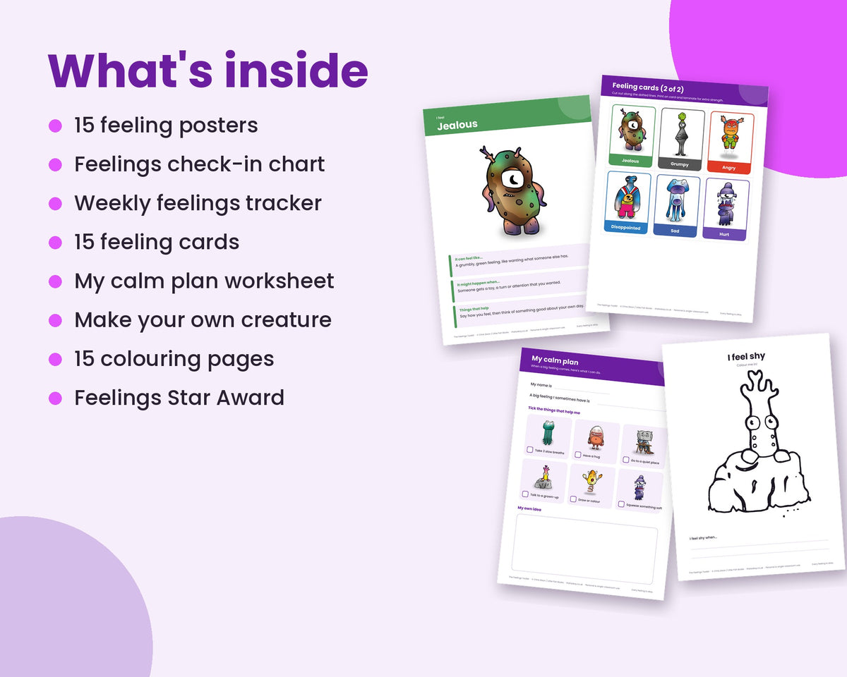 The Feelings Toolkit (Printable PDF Download)