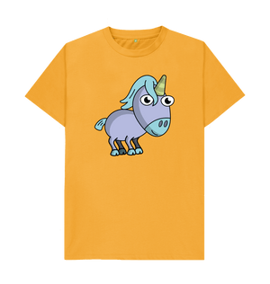 Mustard Unicorn Organic Cotton Men's T-shirt