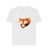 White Organic Cotton Fox Women's T-Shirt