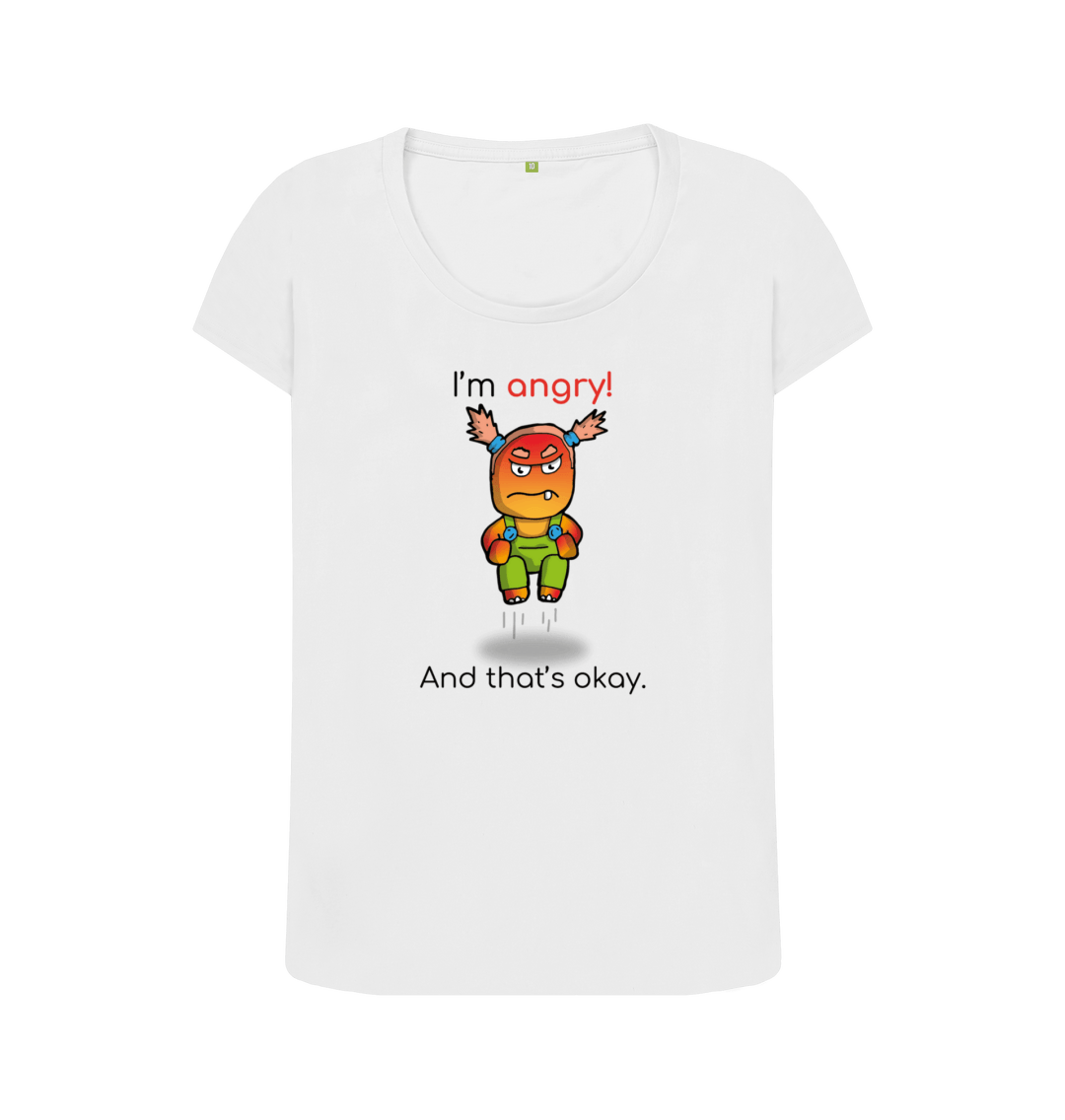 White Printed T-shirt Front