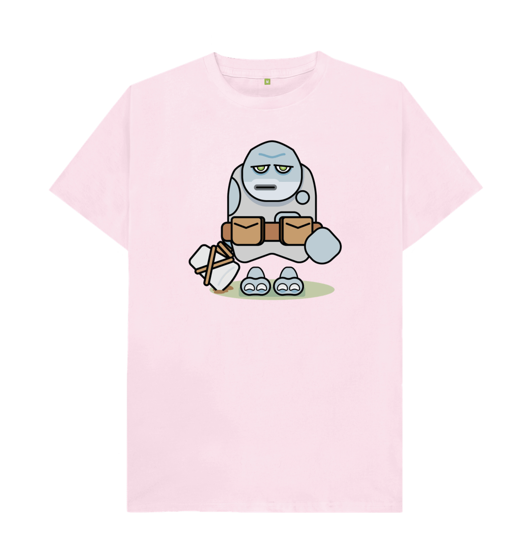 Pink Organic Cotton Troll Orc Men's T-Shirt