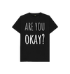 Black Organic Cotton Are You Okay Mental Health Children's T-Shirt