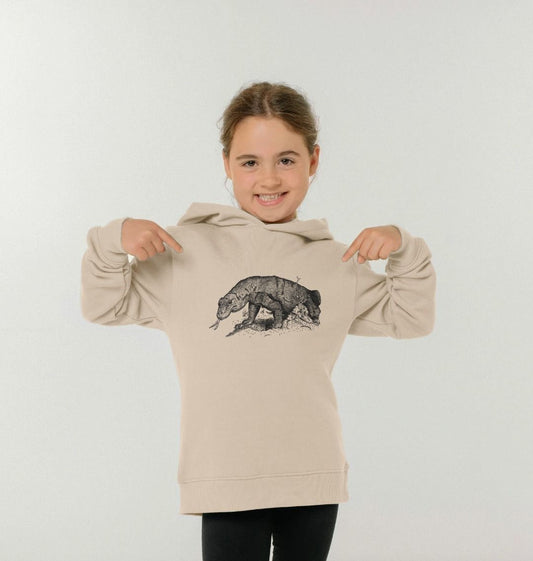 Komodo Dragon Children's Organic Cotton Hoodie