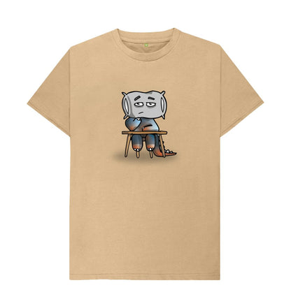 Sand I'm Bored That's Okay Men's Mental Health Emotion T-Shirt Organic Cotton No Text