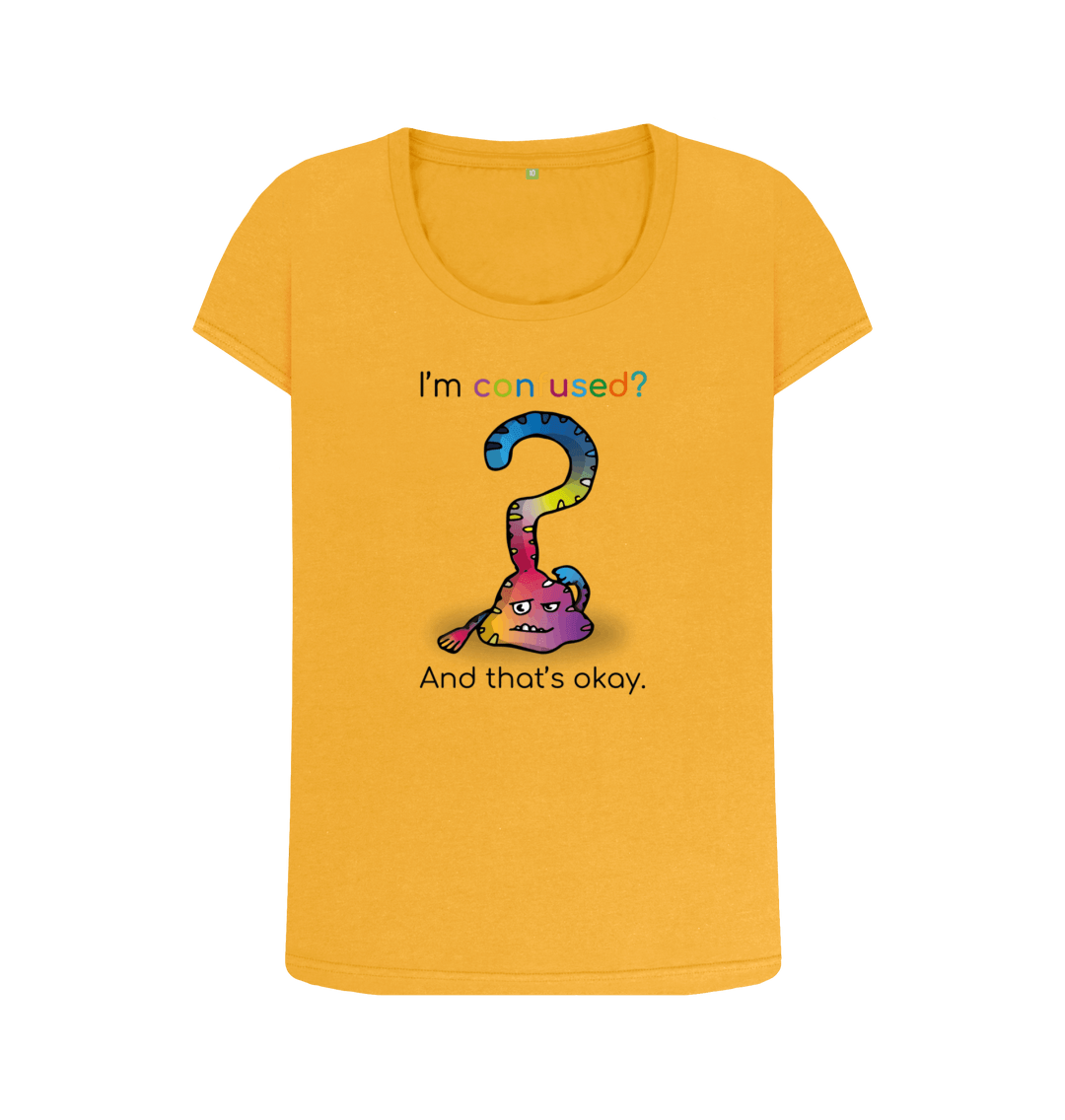 Mustard Printed T-shirt Front