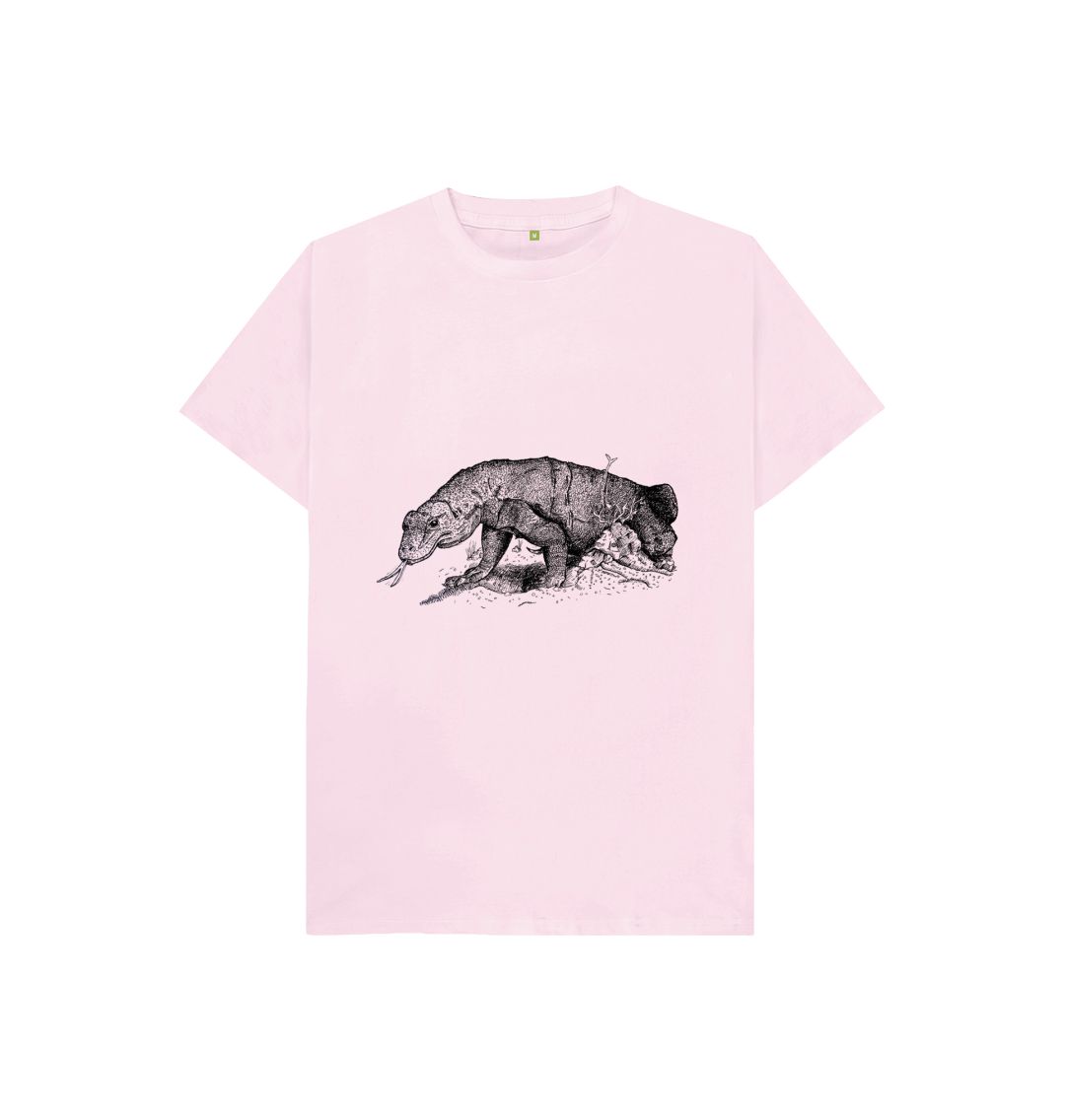 Pink Komodo Dragon Organic T-Shirt Children's