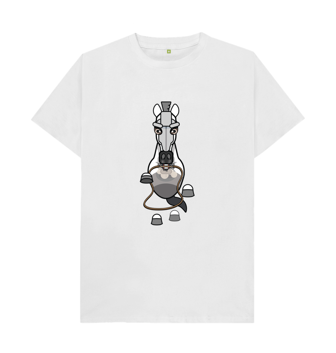 White Organic Cotton Men's T-Shirt Warhorse