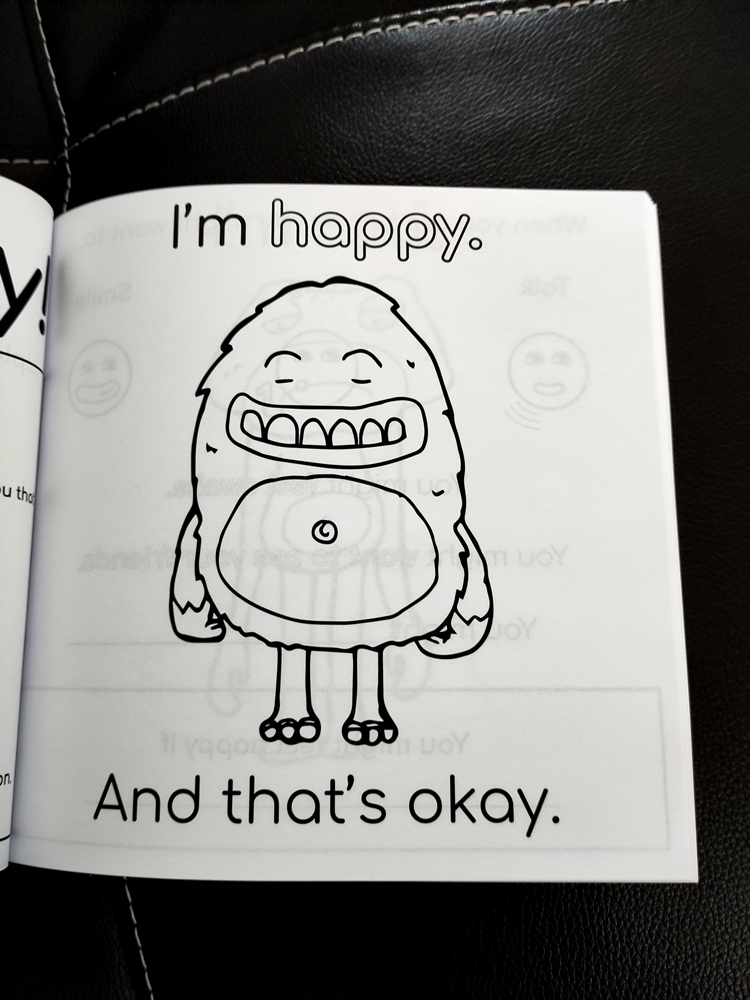 That's Okay Children's Emotions Colouring Book