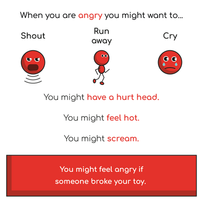 Children's Emotions Book Softcover UK