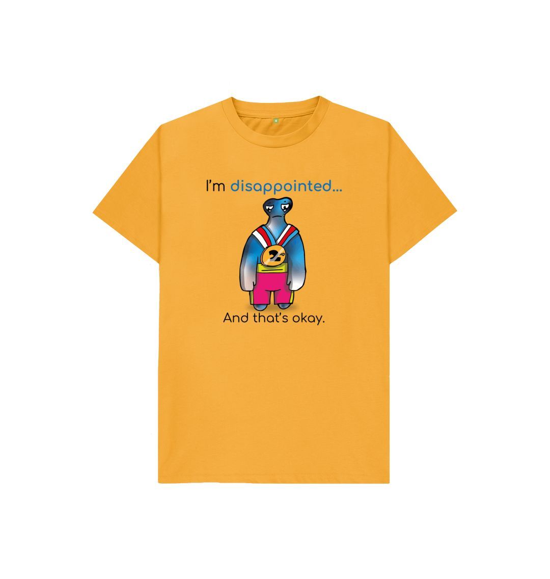 Mustard Disappointed Emotion Children's Organic T-Shirt