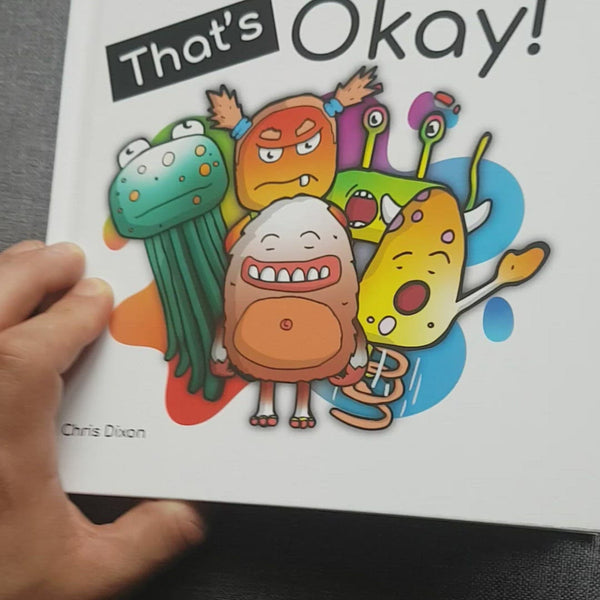 That's Okay Children's Youth Emotional Support Book Hardcover UK Version - Premium Colour