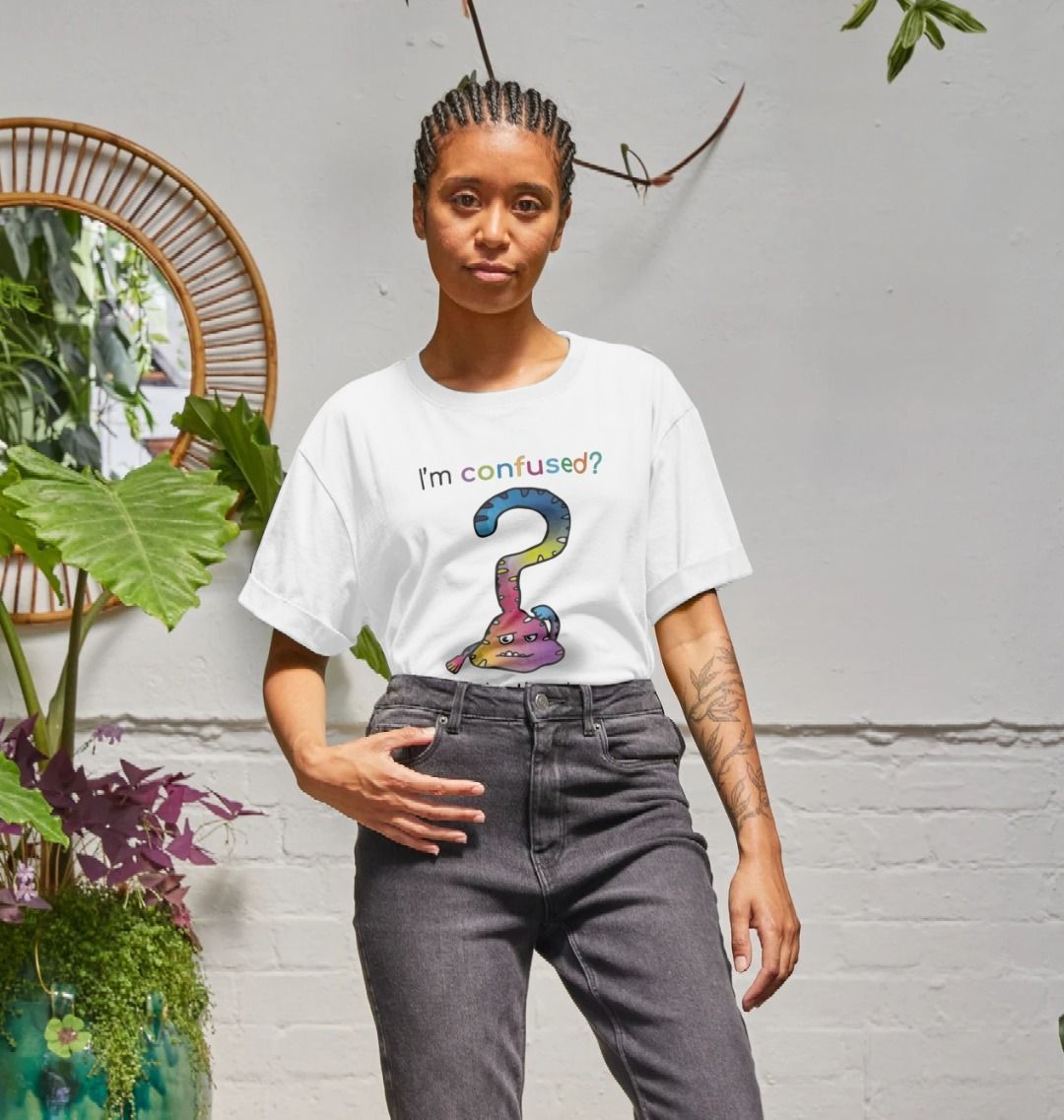 I'm Confused Emotions Woman's Organic Mental Health T-Shirt