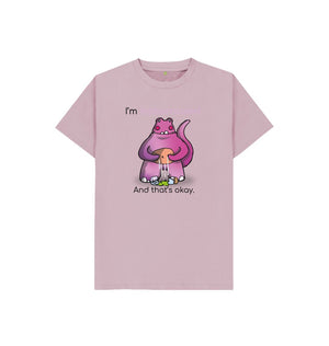 Mauve Embarrassed Emotion Children's Organic T-Shirt