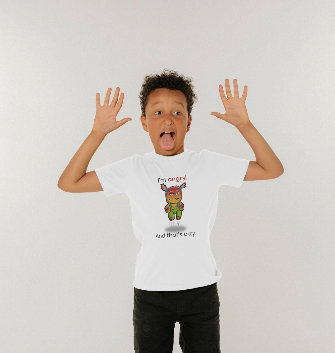 Angry Emotion Children's Organic T-Shirt