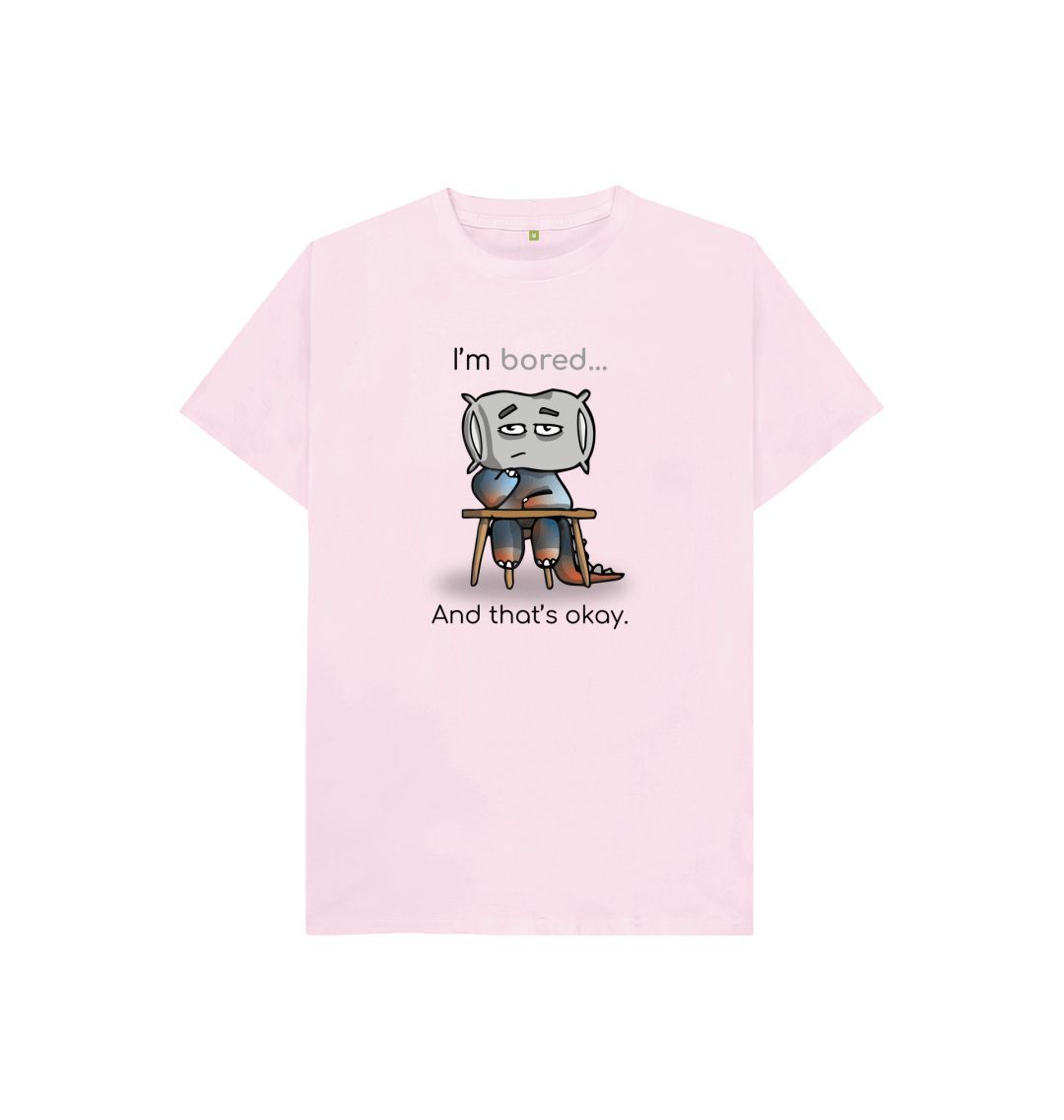 Pink Bored Emotion Children's Organic T-Shirt